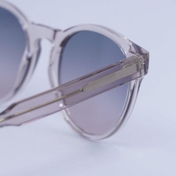 Salvatore Ferragamo SF1068S 260 Sunglasses Nude Round Frame, Smoke Lenses
